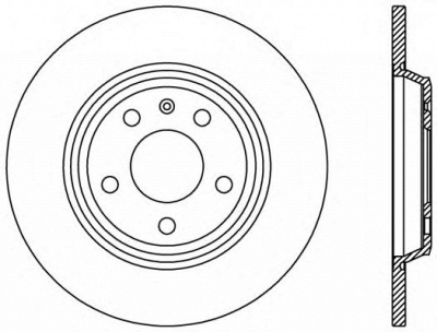 OPEN PARTS bdr241310 -  Тормозной диск